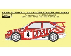 Transkit – Escort RS Cosworth - Bastos rally team - Boucles de Spa 1997